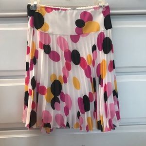 Colorful Pleated Skirt - Like New!